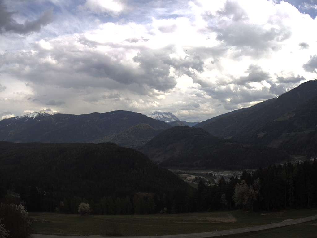 Archiv Foto Webcam Sicht vom Dorf Hofern auf Kiens im Pustertal