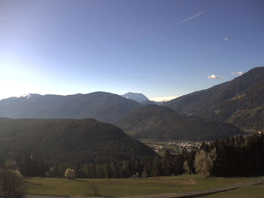 Archiv Foto Webcam Sicht vom Dorf Hofern auf Kiens im Pustertal