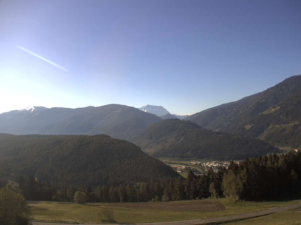 Archiv Foto Webcam Sicht vom Dorf Hofern auf Kiens im Pustertal