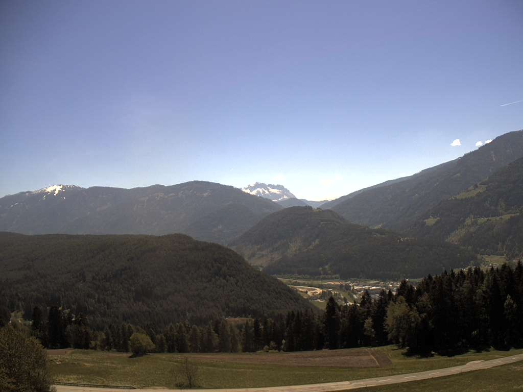 Archiv Foto Webcam Sicht vom Dorf Hofern auf Kiens im Pustertal