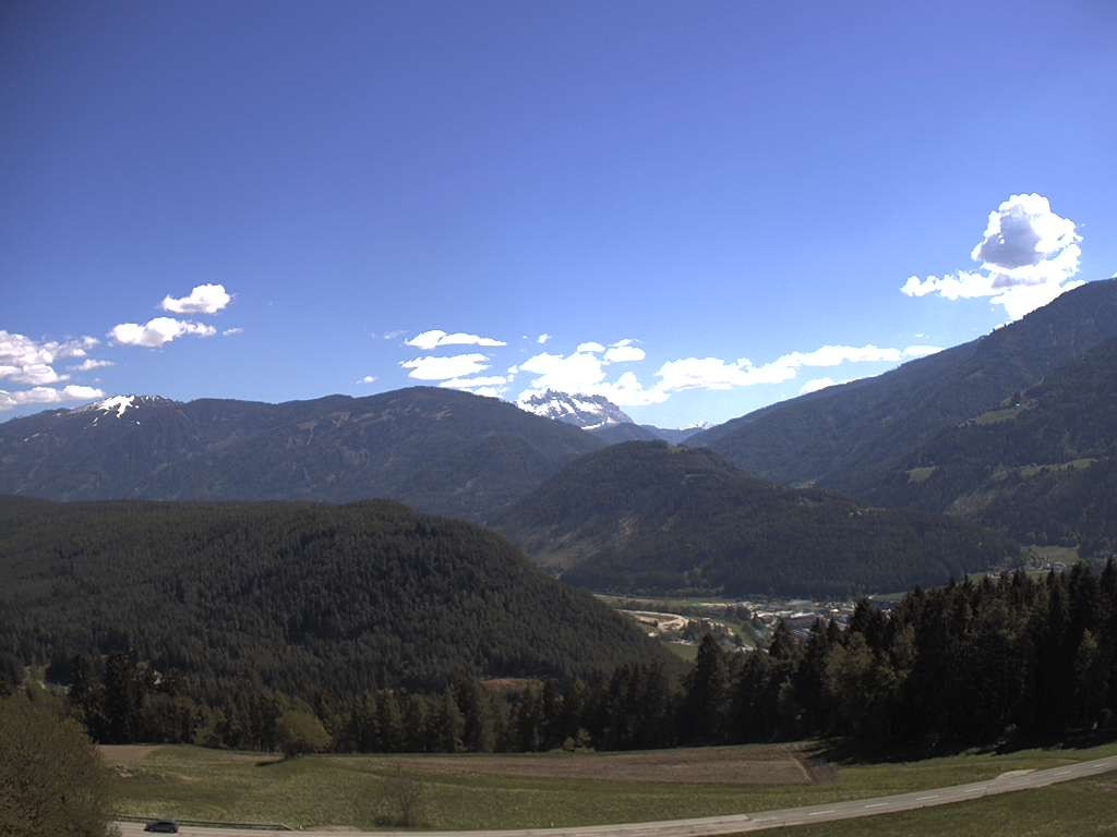 Archiv Foto Webcam Sicht vom Dorf Hofern auf Kiens im Pustertal