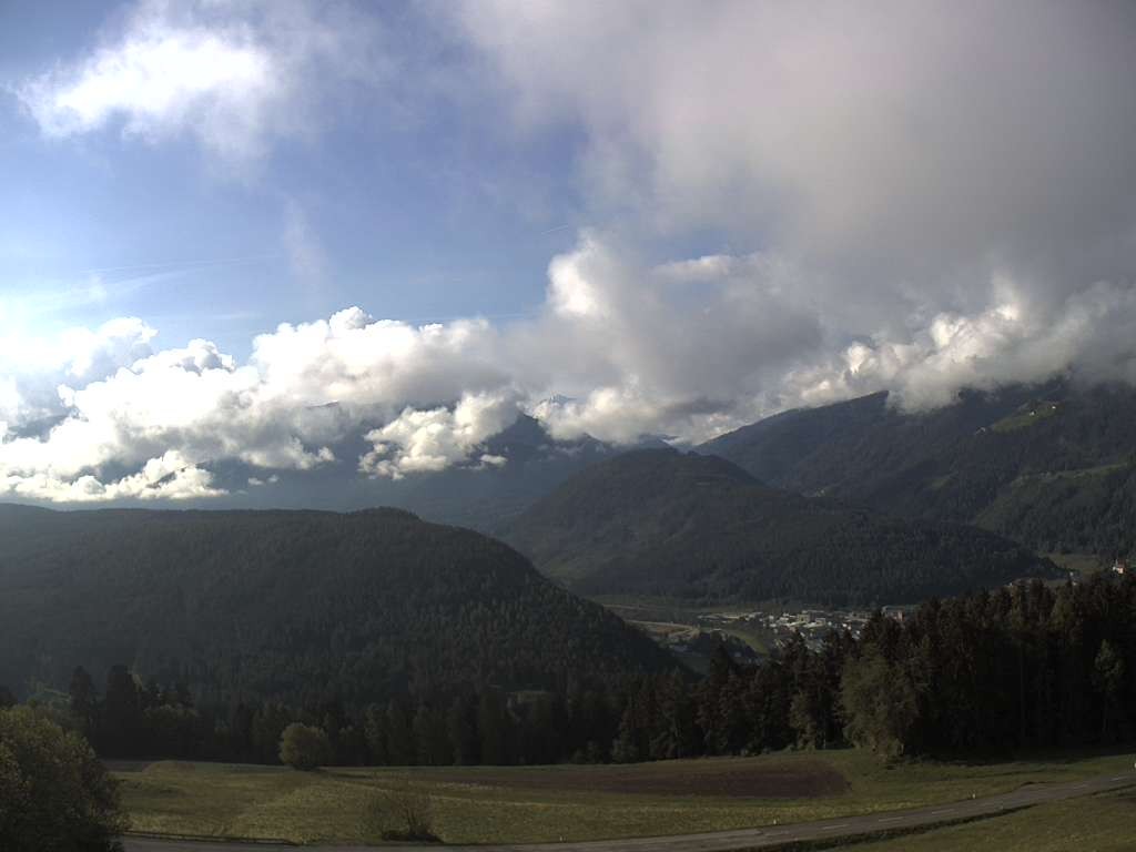Archived image Webcam Outlook from Hofern towards Chienes, South Tyrol