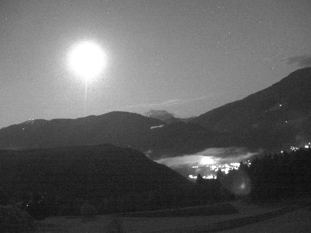 Archiv Foto Webcam Sicht vom Dorf Hofern auf Kiens im Pustertal