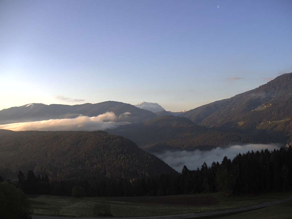 Archiv Foto Webcam Sicht vom Dorf Hofern auf Kiens im Pustertal