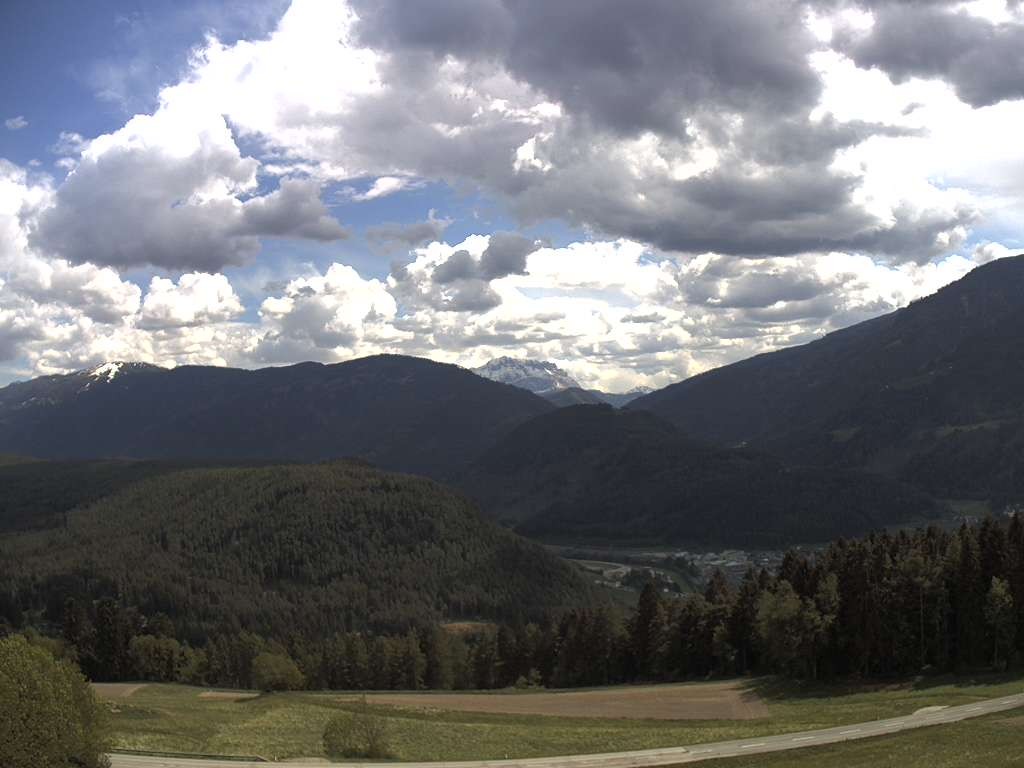Archived image Webcam Outlook from Hofern towards Chienes, South Tyrol