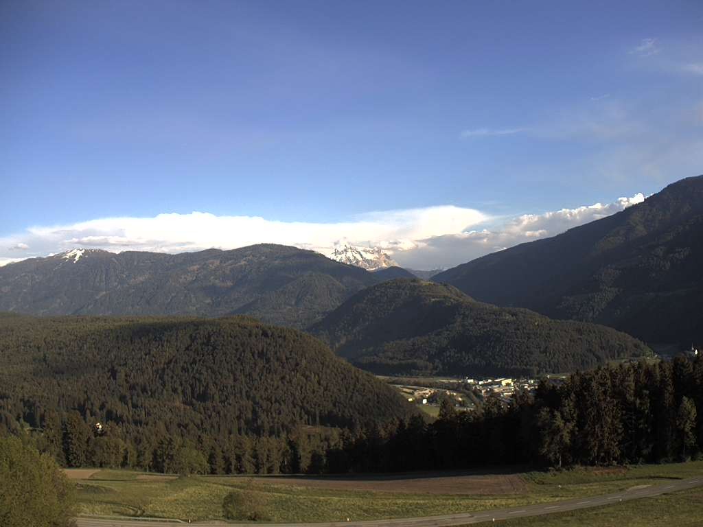 Archived image Webcam Outlook from Hofern towards Chienes, South Tyrol