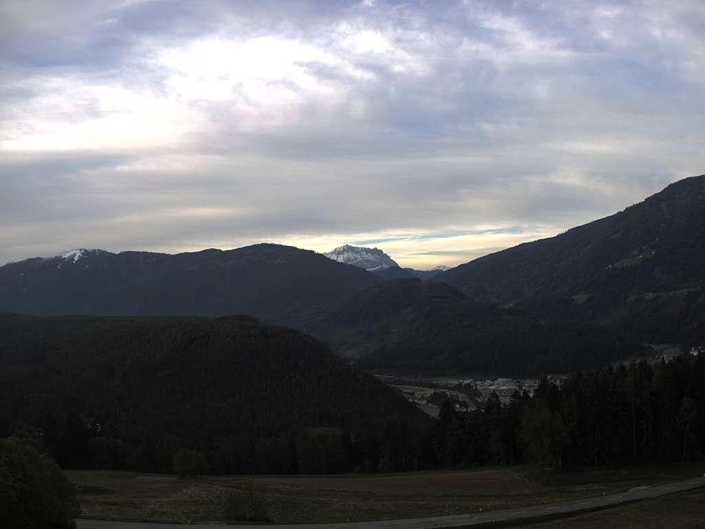 Archiv Foto Webcam Sicht vom Dorf Hofern auf Kiens im Pustertal
