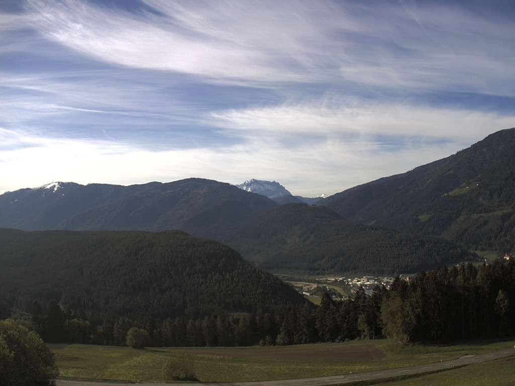 Archiv Foto Webcam Sicht vom Dorf Hofern auf Kiens im Pustertal