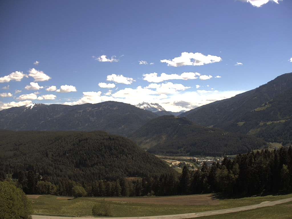 Archiv Foto Webcam Sicht vom Dorf Hofern auf Kiens im Pustertal