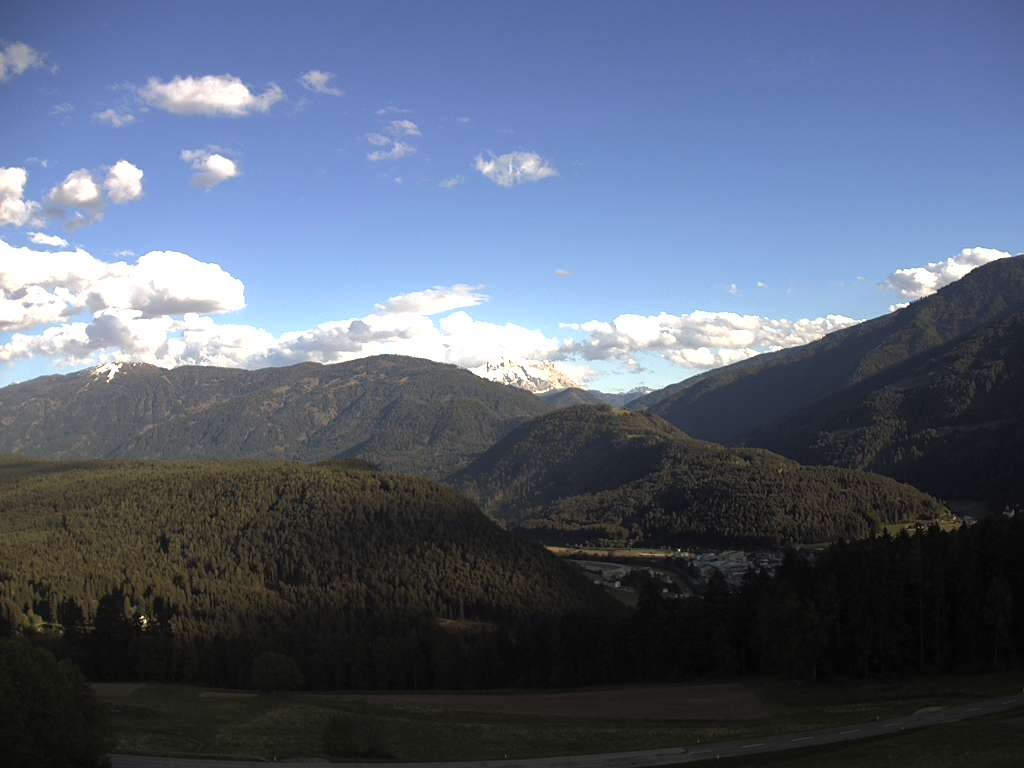 Archiv Foto Webcam Sicht vom Dorf Hofern auf Kiens im Pustertal