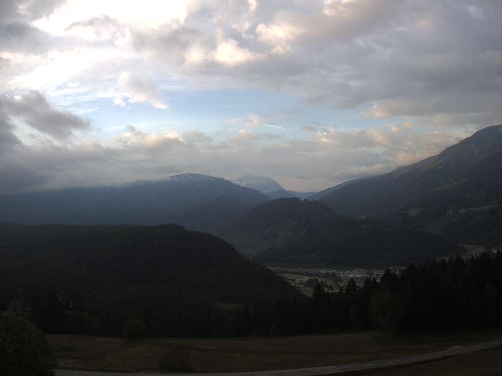 Archiv Foto Webcam Sicht vom Dorf Hofern auf Kiens im Pustertal