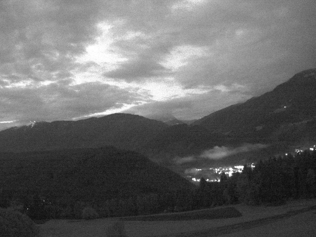 Archiv Foto Webcam Sicht vom Dorf Hofern auf Kiens im Pustertal