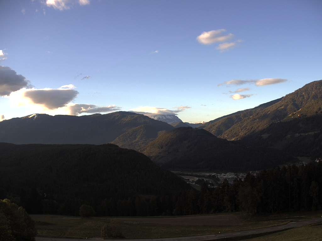 Archiv Foto Webcam Sicht vom Dorf Hofern auf Kiens im Pustertal