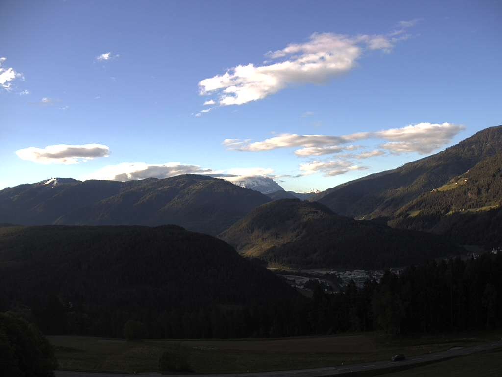 Archiv Foto Webcam Sicht vom Dorf Hofern auf Kiens im Pustertal