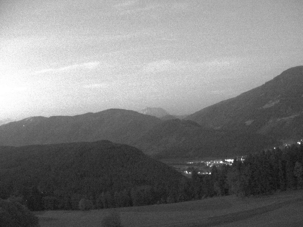 Archived image Webcam Outlook from Hofern towards Chienes, South Tyrol