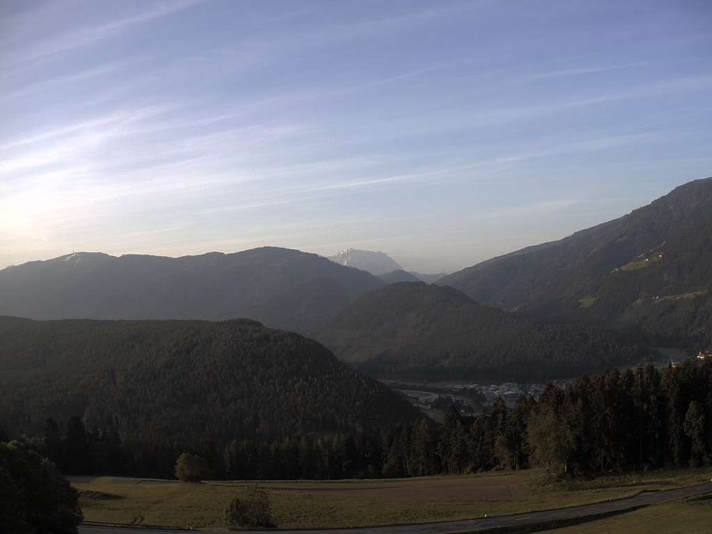 Archived image Webcam Outlook from Hofern towards Chienes, South Tyrol