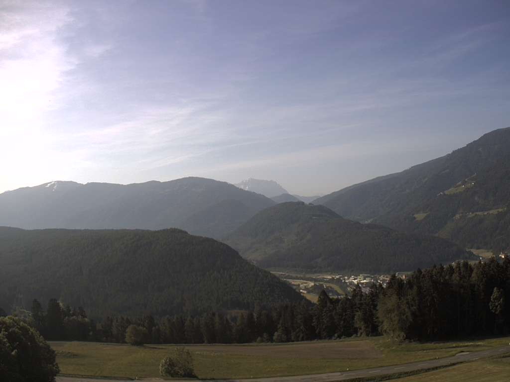 Archived image Webcam Outlook from Hofern towards Chienes, South Tyrol