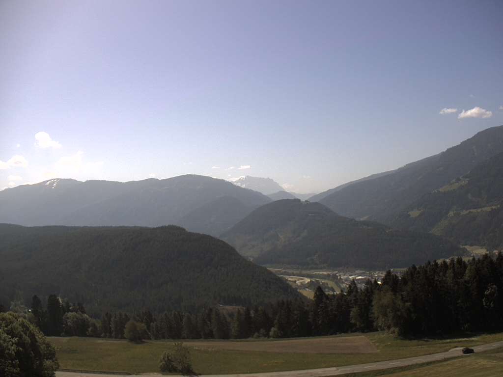 Archived image Webcam Outlook from Hofern towards Chienes, South Tyrol