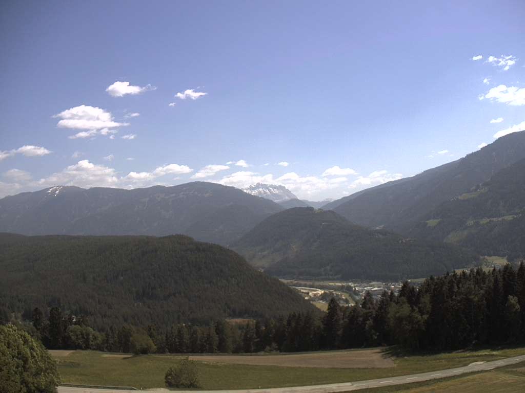 Archived image Webcam Outlook from Hofern towards Chienes, South Tyrol