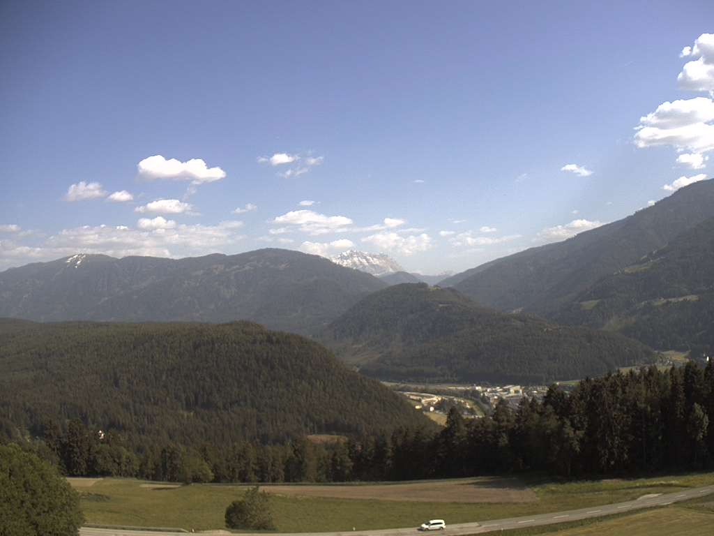 Archived image Webcam Outlook from Hofern towards Chienes, South Tyrol