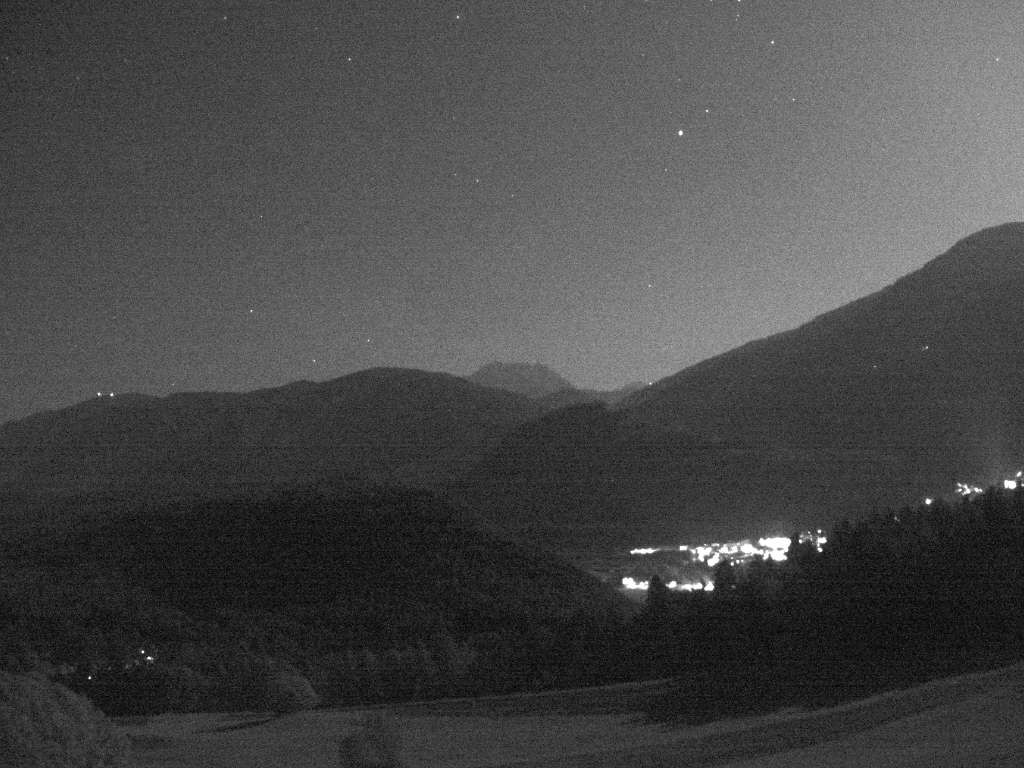 Archived image Webcam Outlook from Hofern towards Chienes, South Tyrol