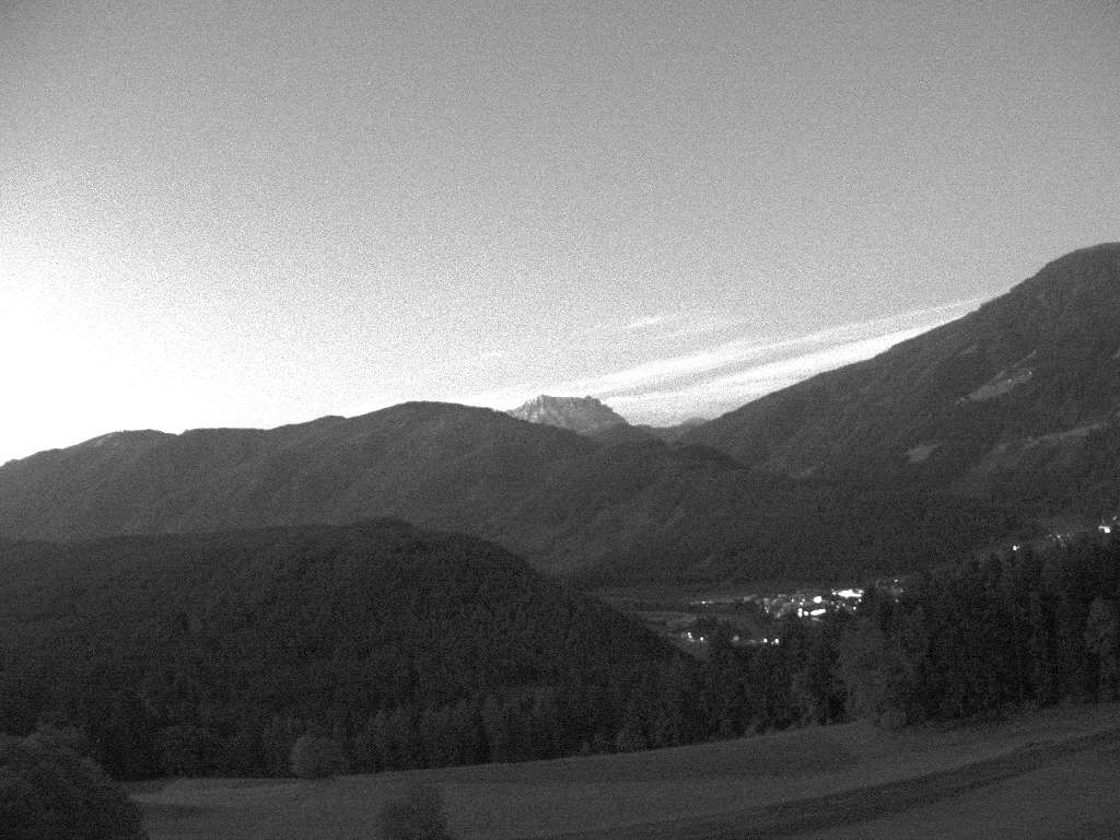 Archiv Foto Webcam Sicht vom Dorf Hofern auf Kiens im Pustertal