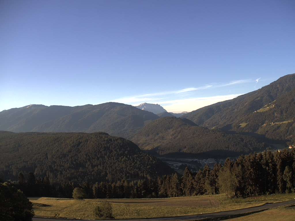 Archiv Foto Webcam Sicht vom Dorf Hofern auf Kiens im Pustertal