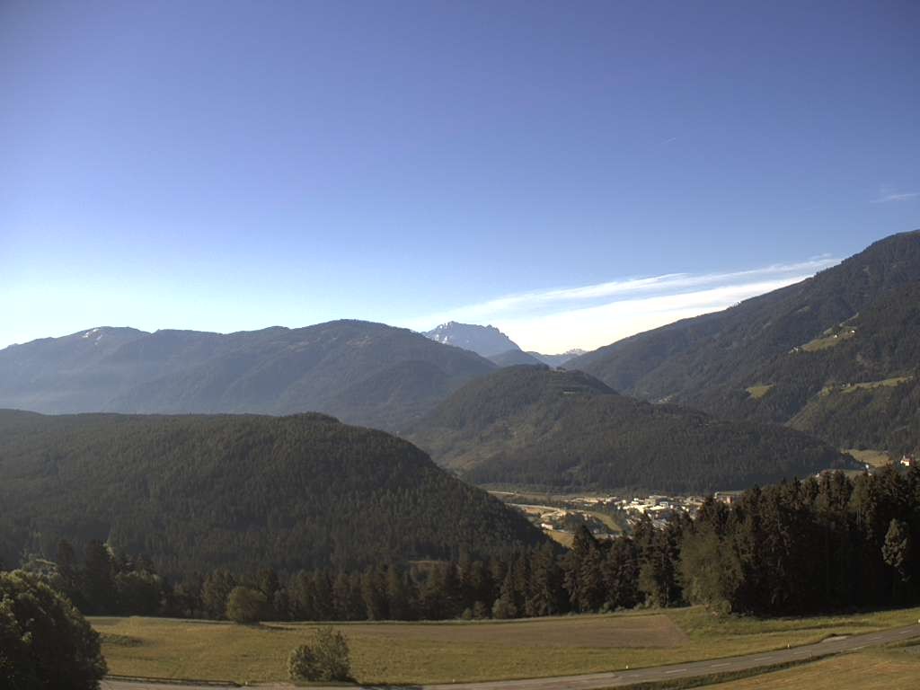 Archiv Foto Webcam Sicht vom Dorf Hofern auf Kiens im Pustertal