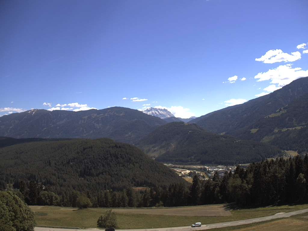 Archiv Foto Webcam Sicht vom Dorf Hofern auf Kiens im Pustertal