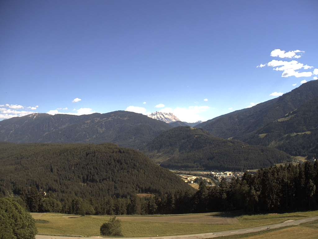 Archiv Foto Webcam Sicht vom Dorf Hofern auf Kiens im Pustertal