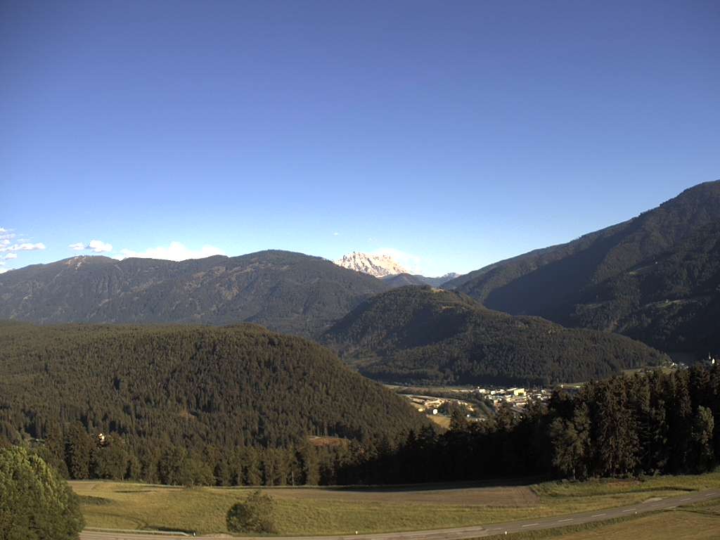 Archiv Foto Webcam Sicht vom Dorf Hofern auf Kiens im Pustertal