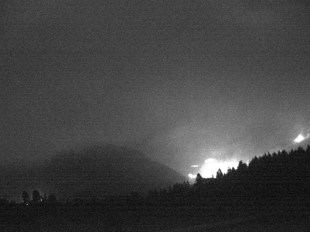 Archived image Webcam Outlook from Hofern towards Chienes, South Tyrol