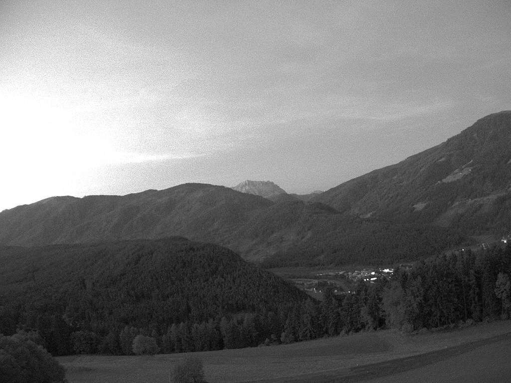 Archiv Foto Webcam Sicht vom Dorf Hofern auf Kiens im Pustertal