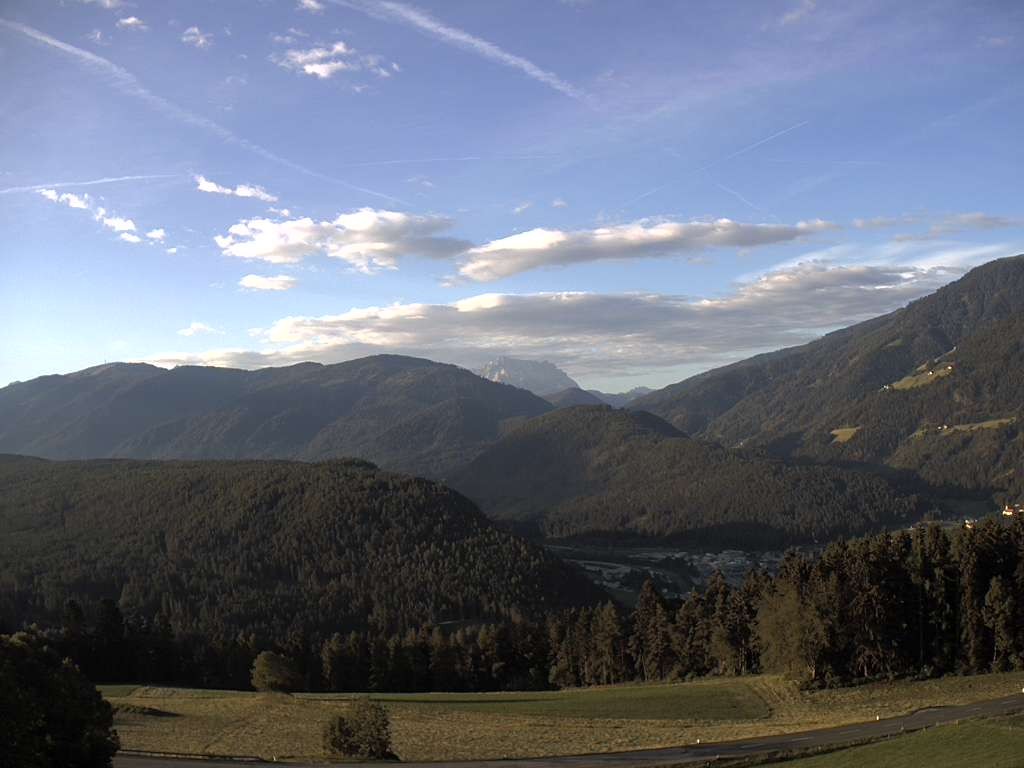 Archived image Webcam Outlook from Hofern towards Chienes, South Tyrol