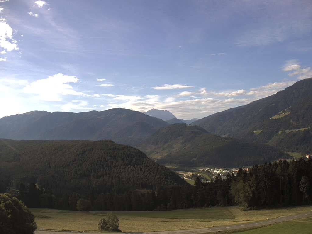 Archived image Webcam Outlook from Hofern towards Chienes, South Tyrol