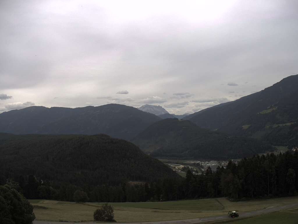 Archived image Webcam Outlook from Hofern towards Chienes, South Tyrol