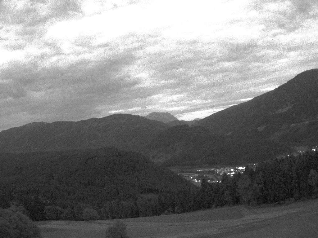 Archiv Foto Webcam Sicht vom Dorf Hofern auf Kiens im Pustertal