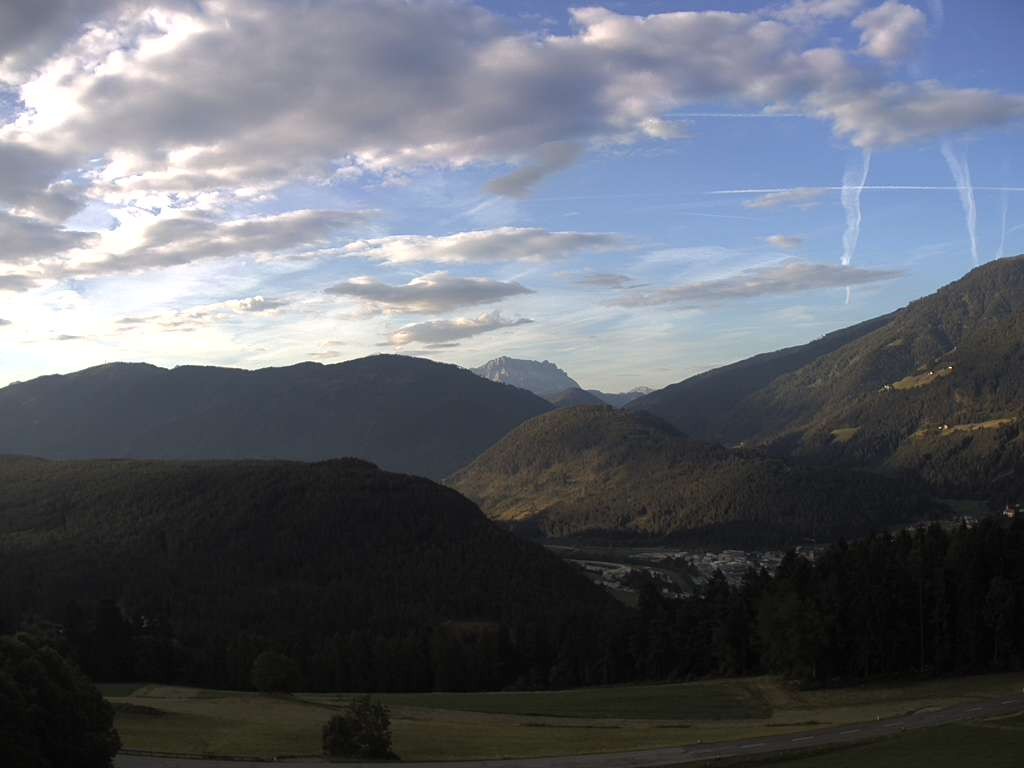 Archiv Foto Webcam Sicht vom Dorf Hofern auf Kiens im Pustertal