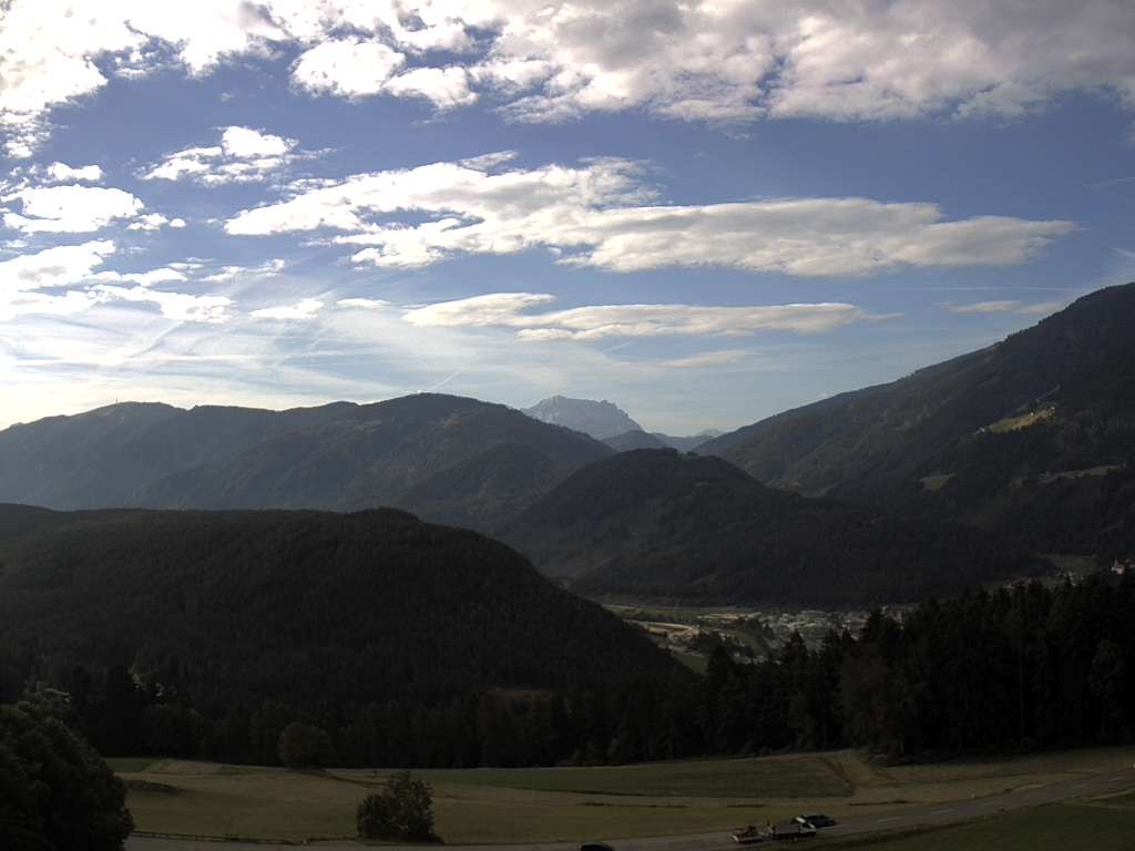 Archiv Foto Webcam Sicht vom Dorf Hofern auf Kiens im Pustertal