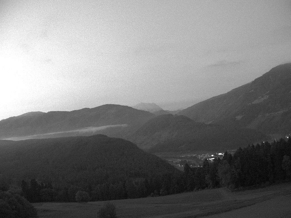 Archiv Foto Webcam Sicht vom Dorf Hofern auf Kiens im Pustertal