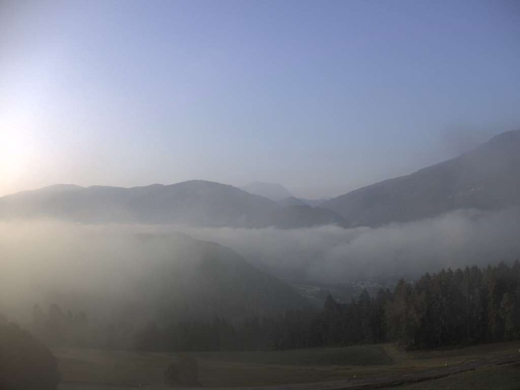 Archiv Foto Webcam Sicht vom Dorf Hofern auf Kiens im Pustertal