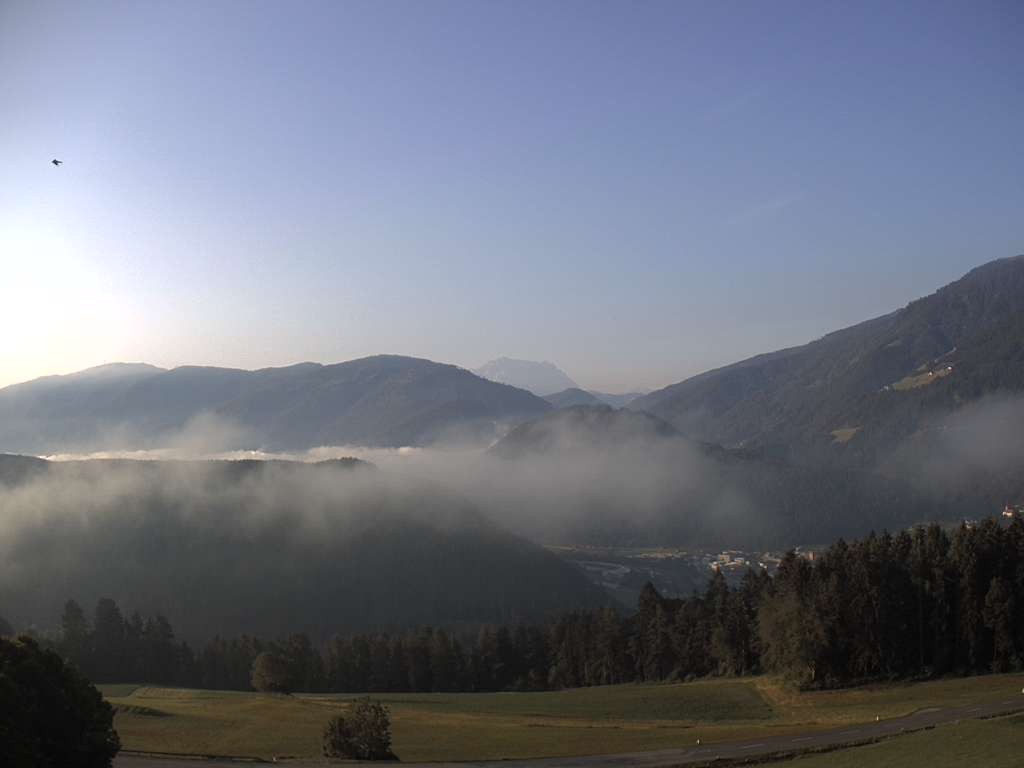 Archiv Foto Webcam Sicht vom Dorf Hofern auf Kiens im Pustertal