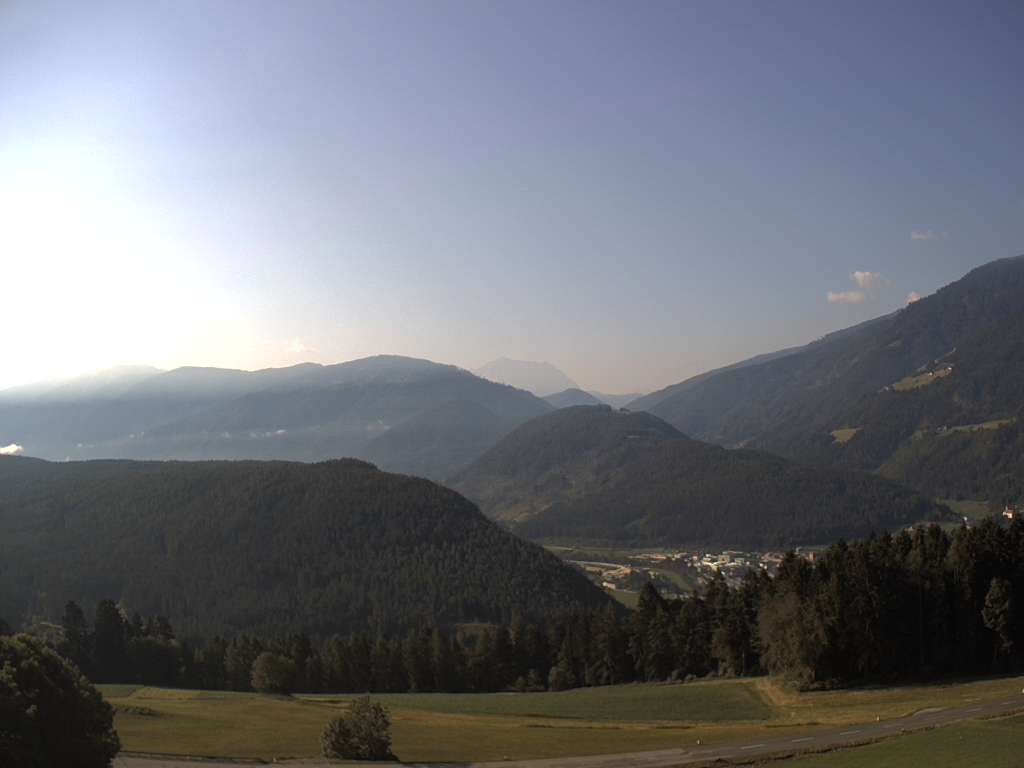 Archiv Foto Webcam Sicht vom Dorf Hofern auf Kiens im Pustertal