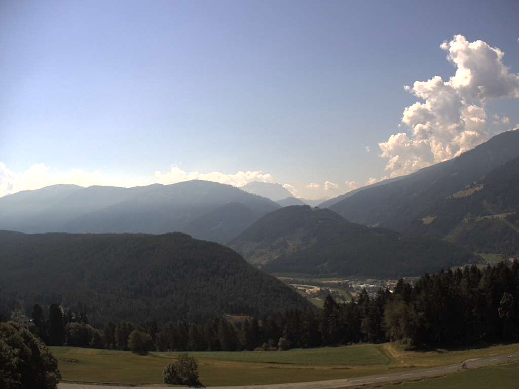 Archiv Foto Webcam Sicht vom Dorf Hofern auf Kiens im Pustertal