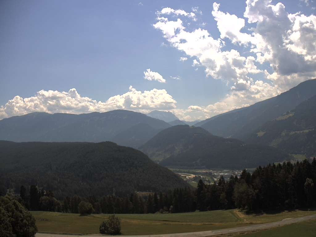 Archived image Webcam Outlook from Hofern towards Chienes, South Tyrol