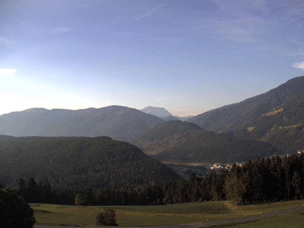 Archived image Webcam Outlook from Hofern towards Chienes, South Tyrol