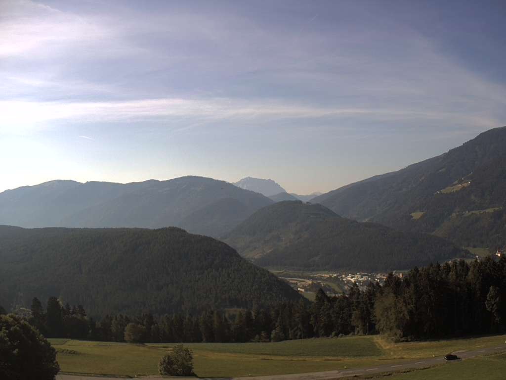 Archived image Webcam Outlook from Hofern towards Chienes, South Tyrol