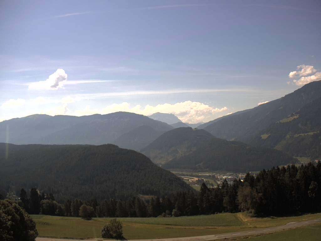 Archived image Webcam Outlook from Hofern towards Chienes, South Tyrol