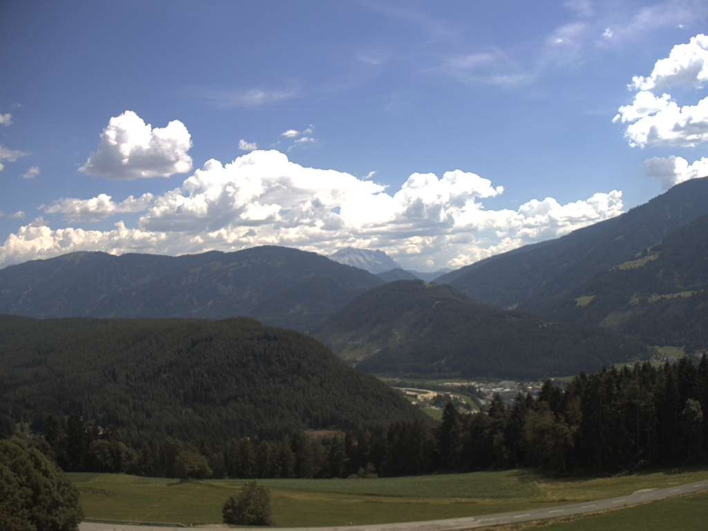 Archiv Foto Webcam Sicht vom Dorf Hofern auf Kiens im Pustertal