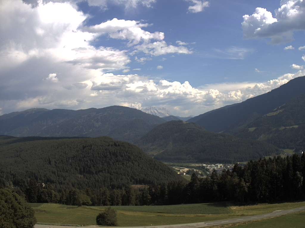 Archiv Foto Webcam Sicht vom Dorf Hofern auf Kiens im Pustertal